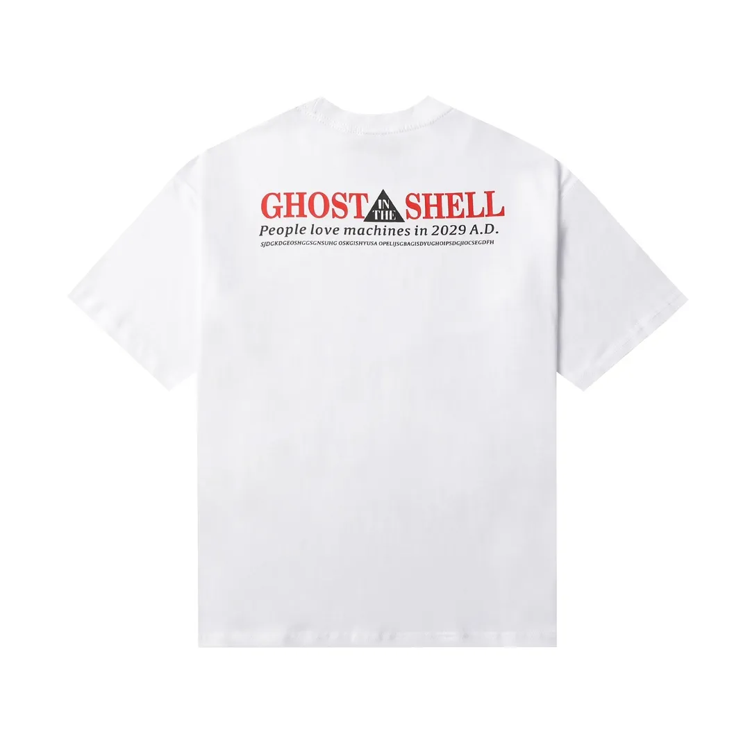 Saint Michael series trendy T craft drawing round neck short sleeves Style number: D3182P110 Color: White Size: S M L XL